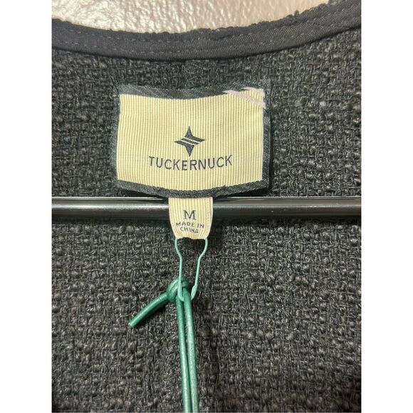 NWT TUCKERNUCK Black Textured Myla Effortless Chic Romper Women's Medium - Picture 6 of 14